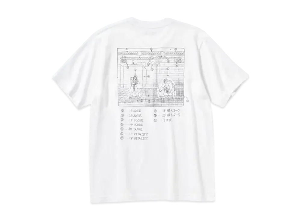 Uniqlo x Fighting Game Legends UT Street Fighter "White"