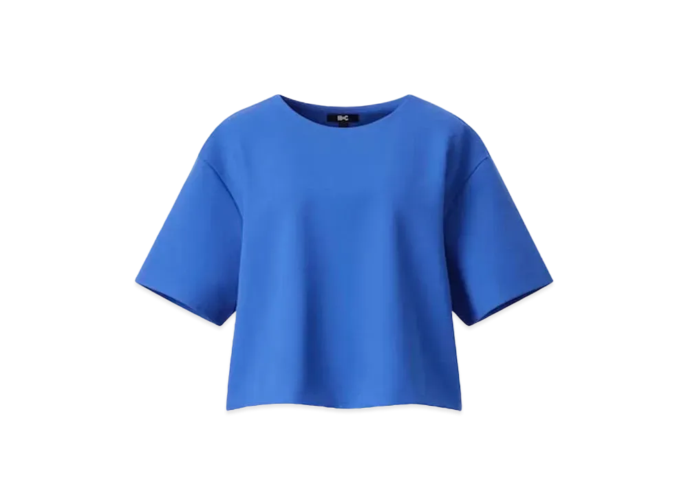 Uniqlo :C Crepe Jersey T (Short Sleeve) "Blue"