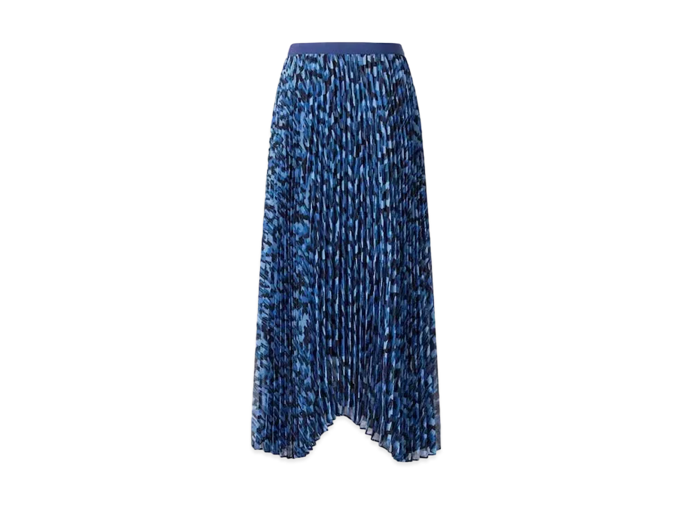 Uniqlo :C Pleated Skirt "Blue"