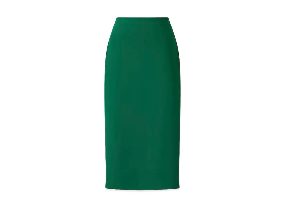 Uniqlo :C Crepe Jersey Narrow Skirt "Green"