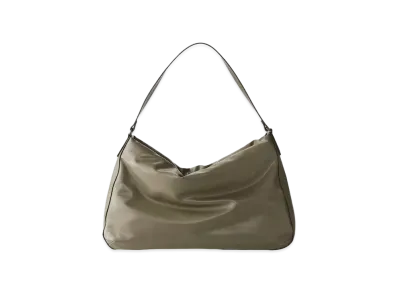 Uniqlo :C Leather Touch Puffy Bag "Olive"