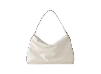 Uniqlo :C Leather Touch Puffy Bag "Off White"