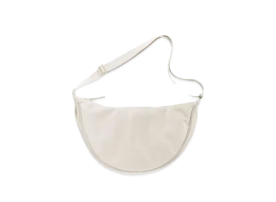 Uniqlo :C Leather Touch Round Shoulder Bag "Off White"