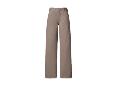 Uniqlo U 24SS High Waist Straight Collar Jeans "Brown"