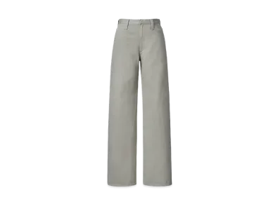 Uniqlo U 24SS High Waist Straight Collar Jeans "Khaki"