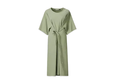 Uniqlo U 24SS 3Way Seersucker Dress "Green"