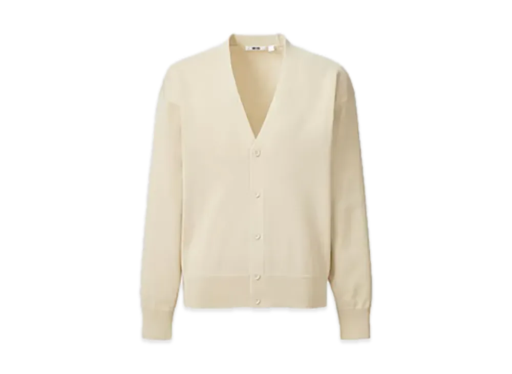 Uniqlo U 24SS V-Neck Cardigan Men'S "Beige"