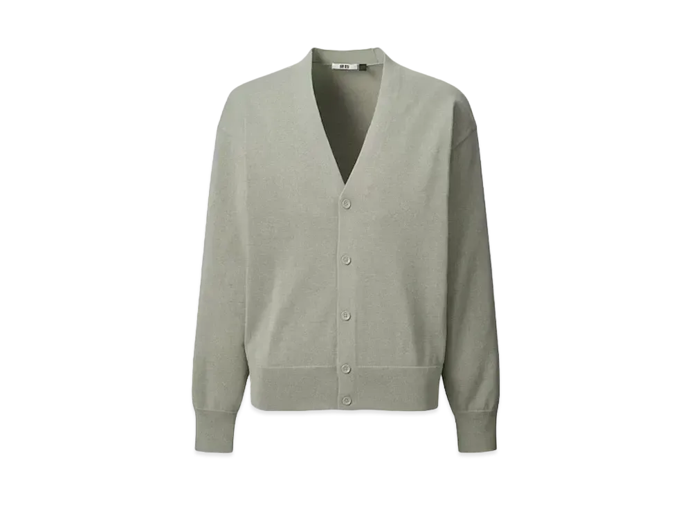Uniqlo U 24SS V-Neck Cardigan Men'S "Green"