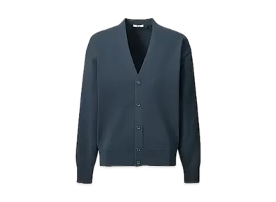 Uniqlo U 24SS V-Neck Cardigan Men'S "Navy"