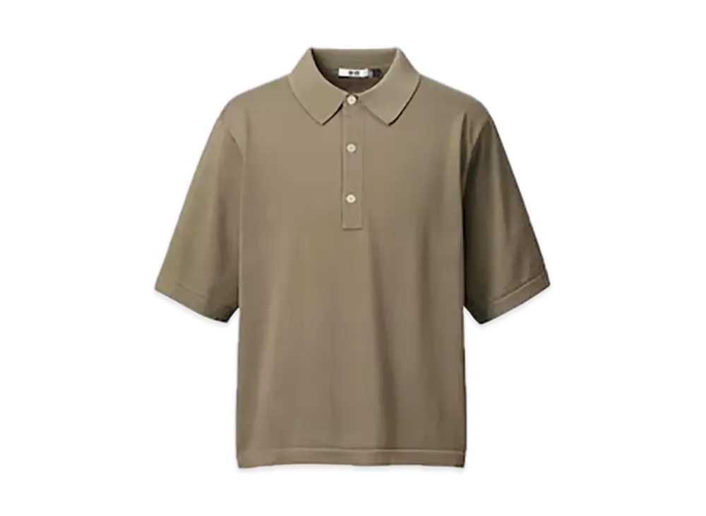 Uniqlo U 24SS Knit Polo Shirt "Brown"