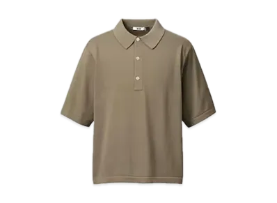Uniqlo U 24SS Knit Polo Shirt "Brown"
