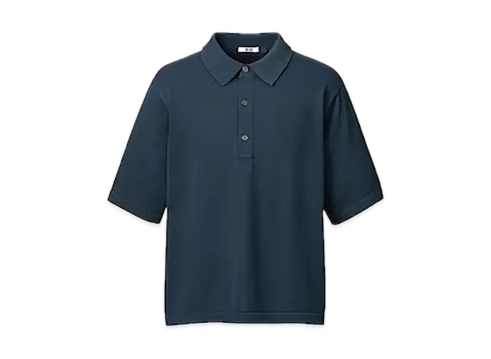 Uniqlo U 24SS Knit Polo Shirt "Navy"