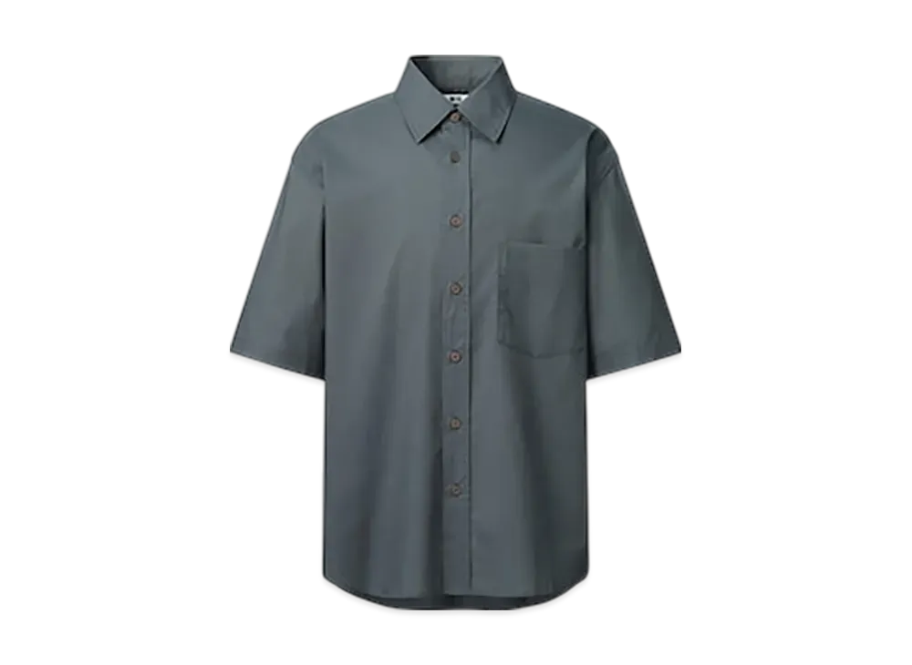 Uniqlo U 24SS Oversized Shirt "Dark Gray"