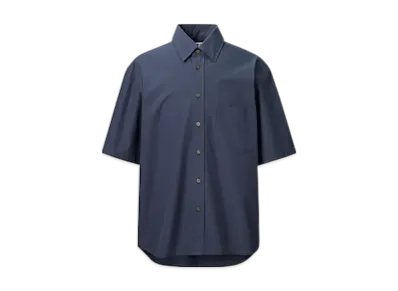Uniqlo U 24SS Oversized Check Shirt "Navy"