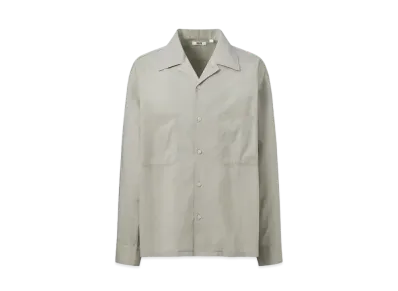 Uniqlo U 24SS Open Collar Shirt "Gray"