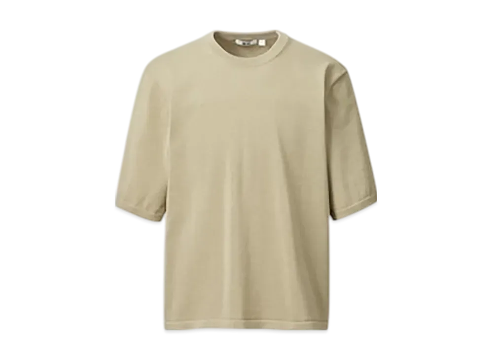 Uniqlo U 24SS Knit T-Shirt "Beige"