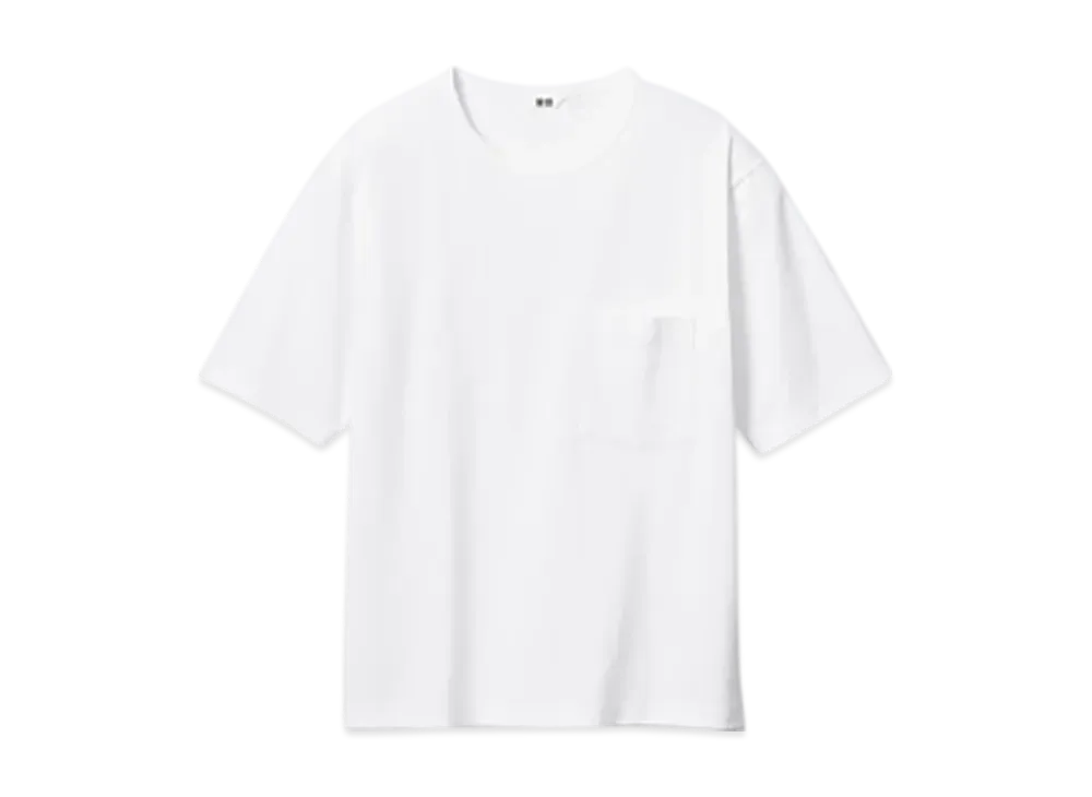 Uniqlo U 24SS AIRism Cotton Relaxed Fit Crew Neck T-Shirt "White"