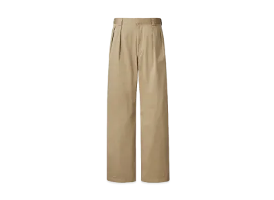 Uniqlo U 24SS Tuck Wide Pants "Beige"