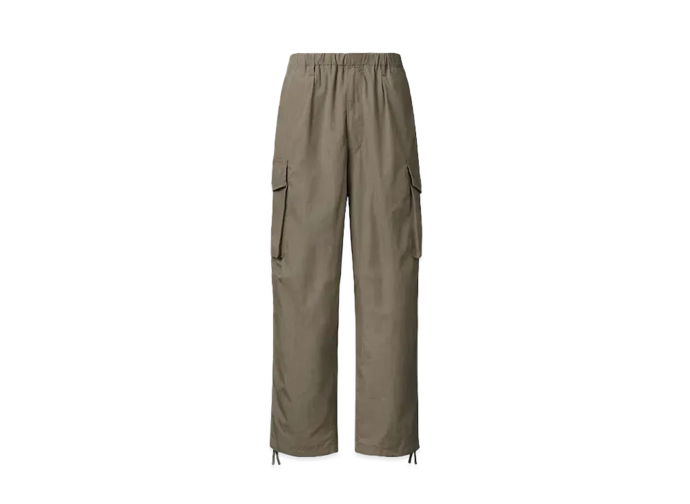 Uniqlo U 24SS Wide Fit Parachute Cargo Pants "Olive"