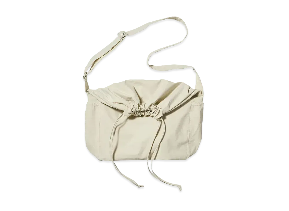Uniqlo U 24SS Drawstring Shoulder Bag "Natural"