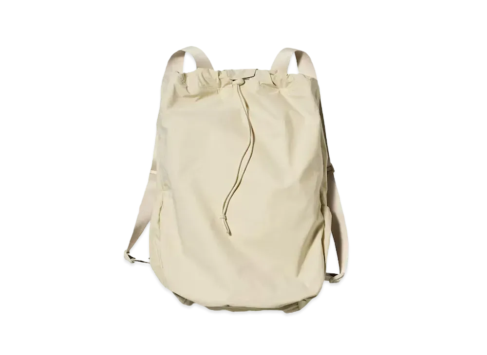 Uniqlo U 24SS Drawstring Backpack "Natural"