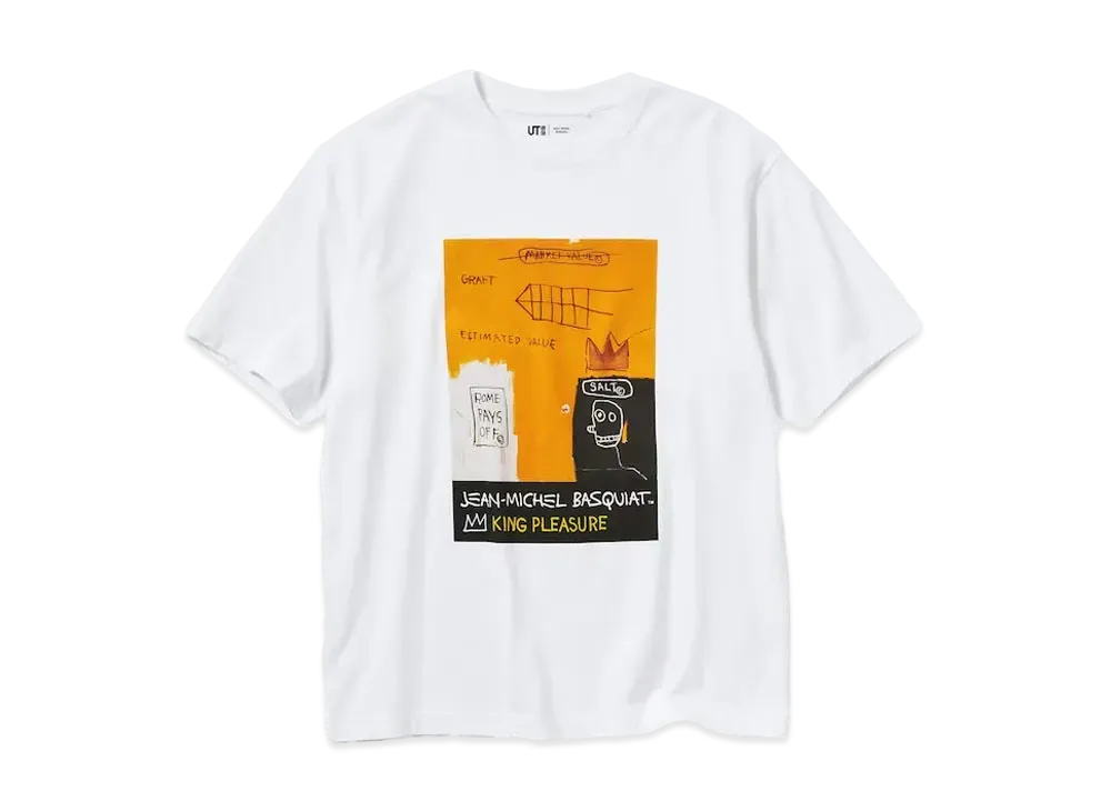 Uniqlo UT x Jean-Michel Basquiat King Pleasure T-Shirt "White"