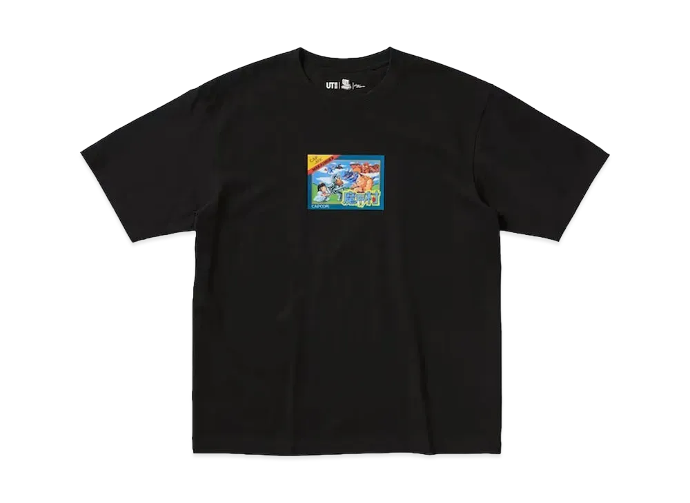 Uniqlo UT x Kosuke Kawamura x CAPCOM 40th Graphic T-Shirt Ghosts 'n Goblins "Black"
