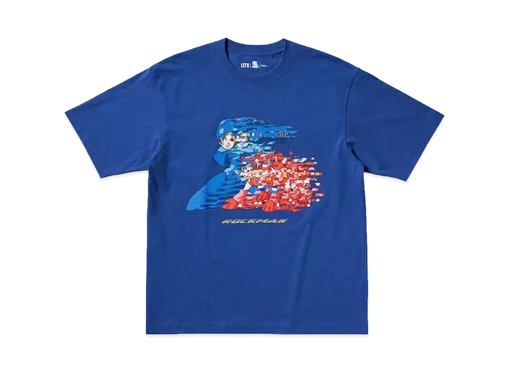 Uniqlo UT x Kosuke Kawamura x CAPCOM 40th Graphic T-Shirt Rockman "Blue"