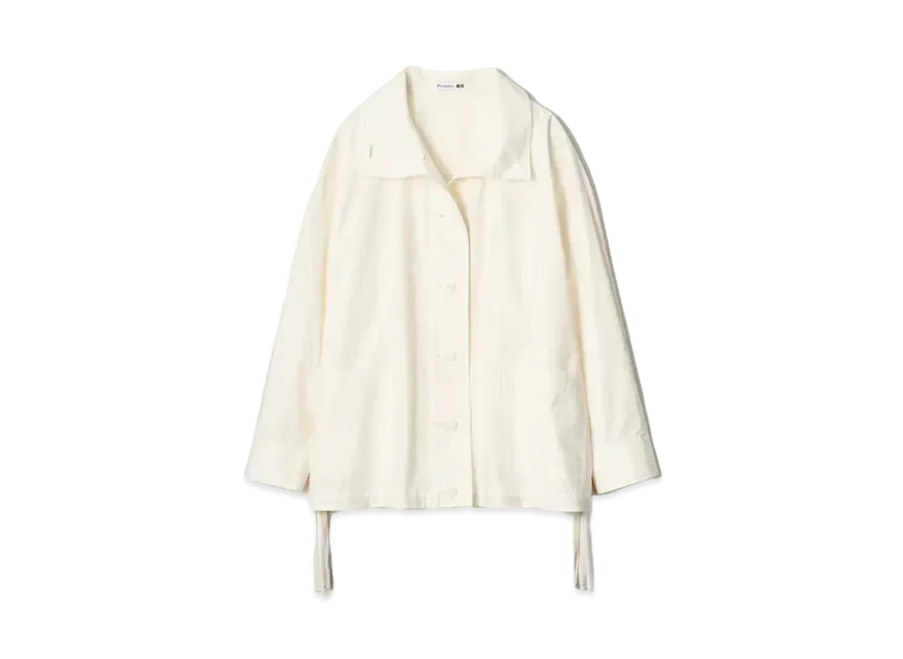 Uniqlo x JW Anderson 24SS Light Cotton Oversized Jacket "Off White"