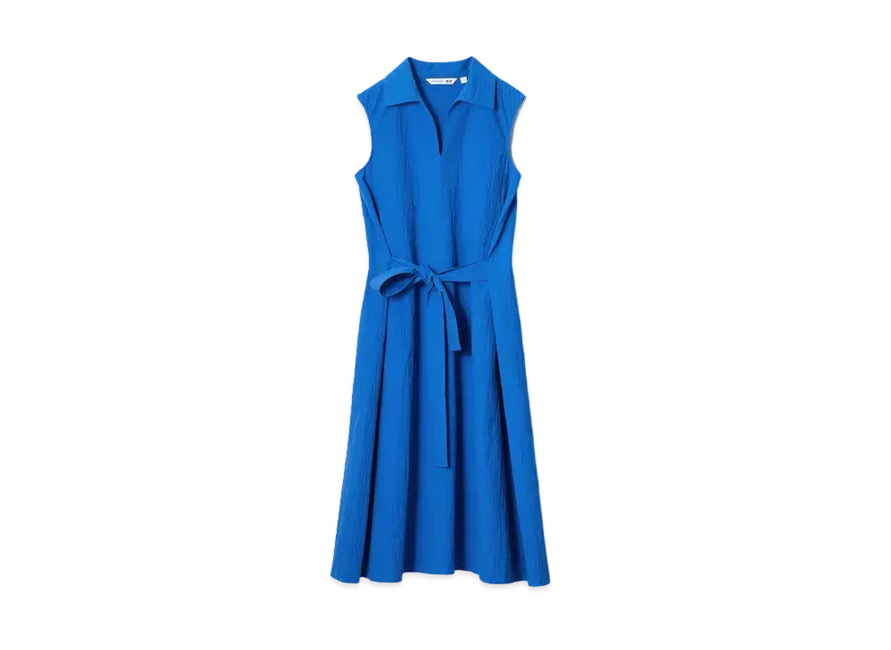 Uniqlo x JW Anderson 24SS Seersucker Dress "Blue"
