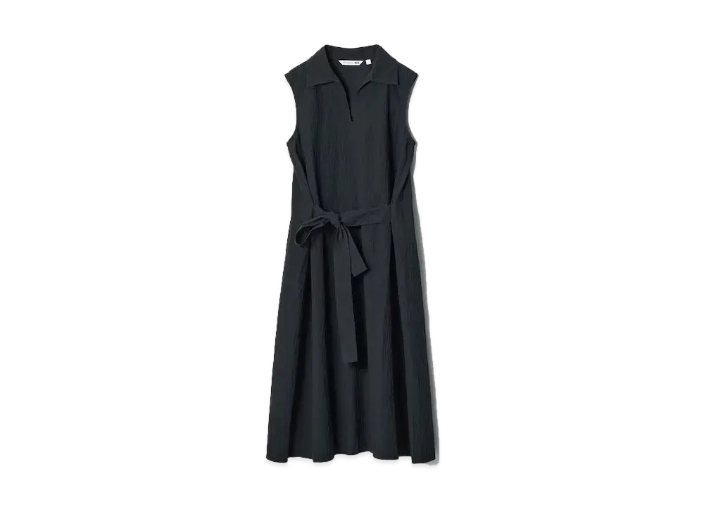 Uniqlo x JW Anderson 24SS Seersucker Dress "Black"