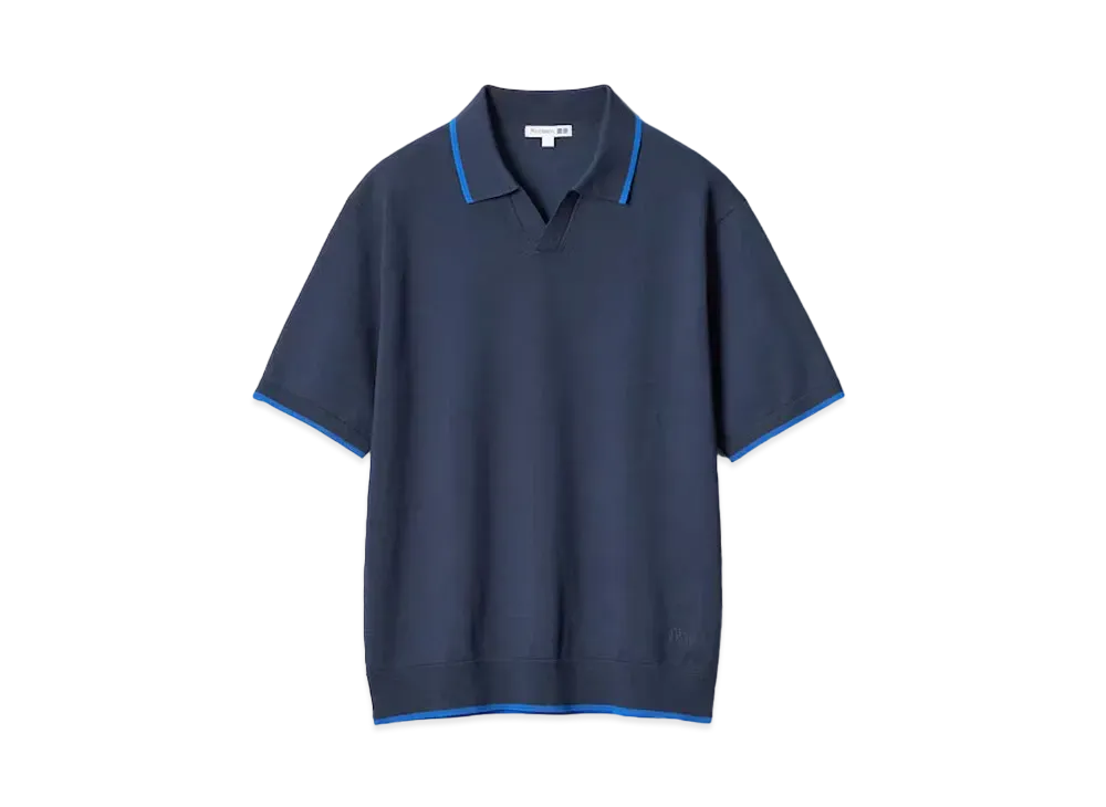 Uniqlo x JW Anderson 24SS Knit Polo Shirt "Blue"