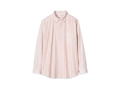 Uniqlo x JW Anderson 24SS Extra Fine Cotton Broad Shirt "Pink"