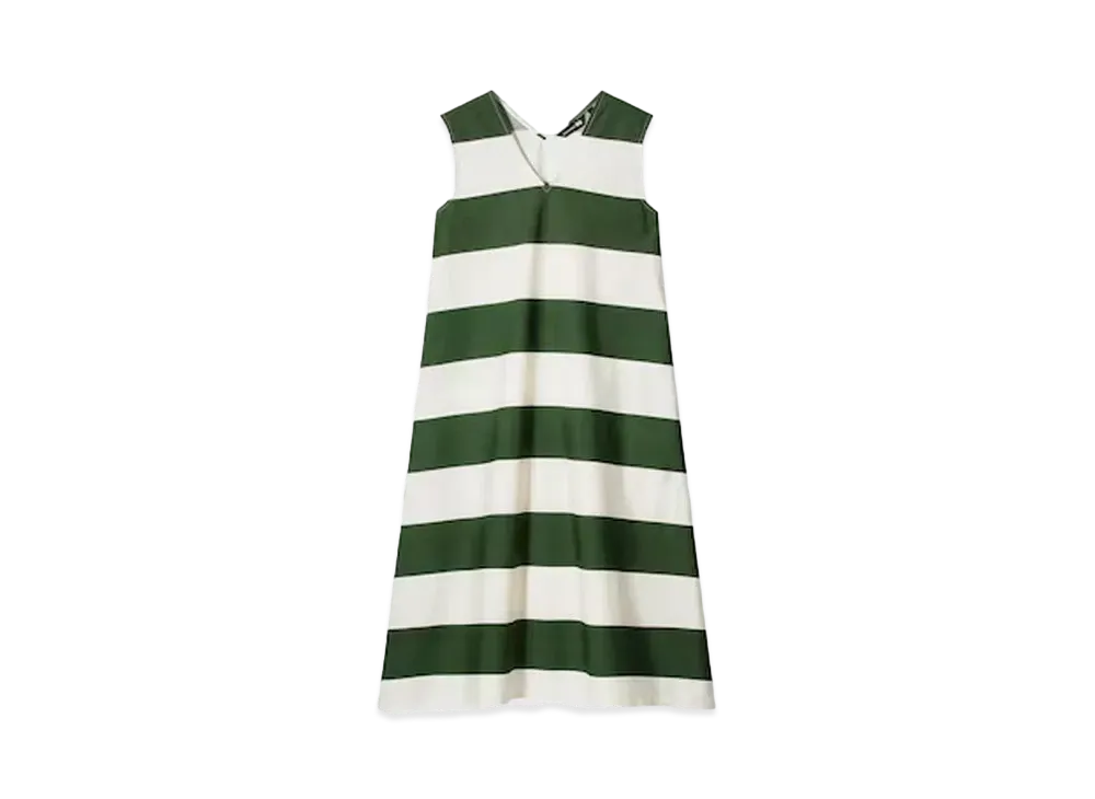 Uniqlo x Marimekko V-Neck Flare Dress "Olive"