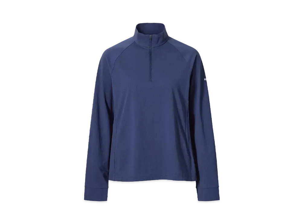 Uniqlo x Sweden Athlete Women's Dry EX UV Cut Half Zip T-shirt "Blue"