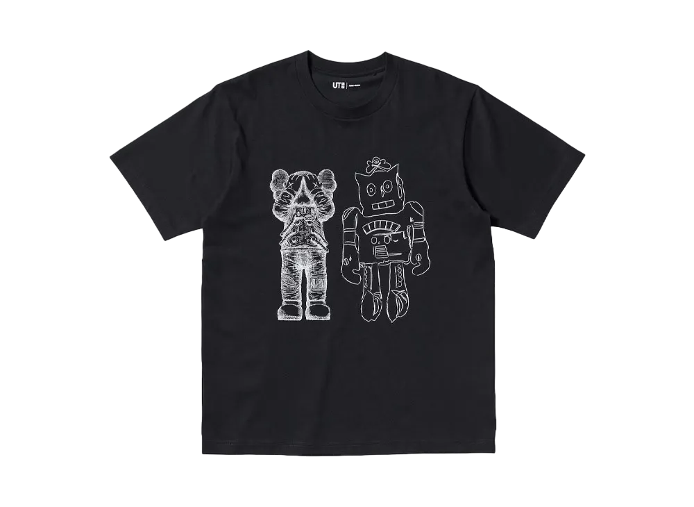 Uniqlo x KAWS x WARHOL UT "Black"