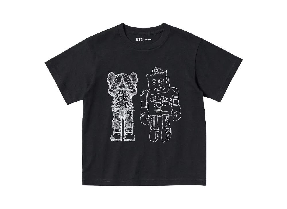 Uniqlo x KAWS x WARHOL UT Kids "Black"