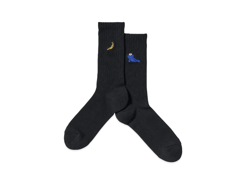Uniqlo x KAWS x WARHOL Socks "Black"