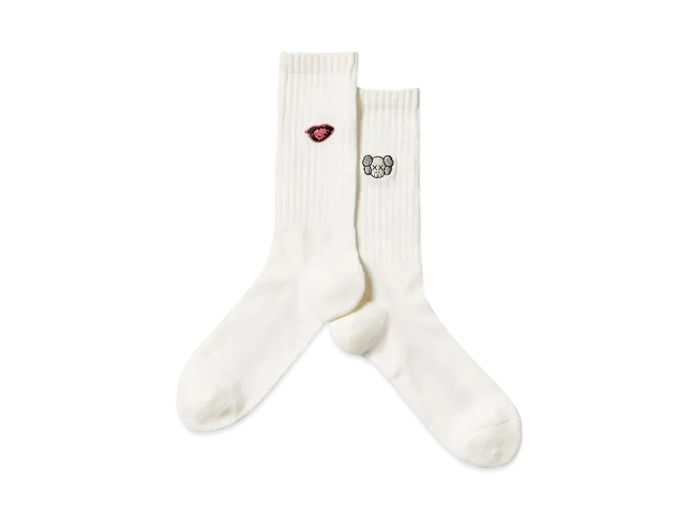 Uniqlo x KAWS x WARHOL Socks "White"