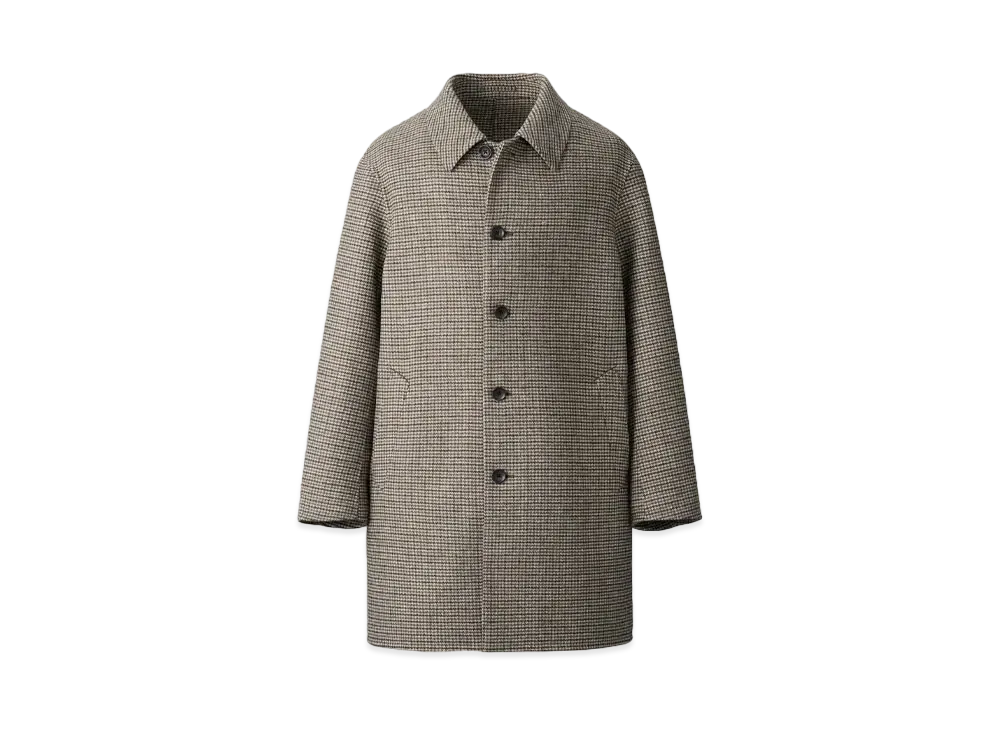 Uniqlo C Men'S Double Face Coat #1 "Brown"