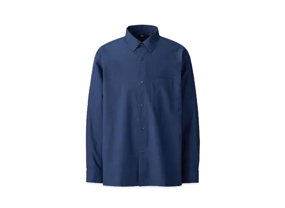 Uniqlo C Broad Oversized Shirt "Blue"