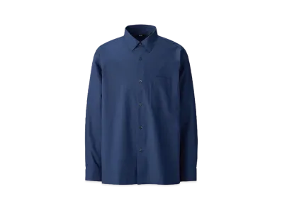 Uniqlo C Broad Oversized Shirt "Blue"