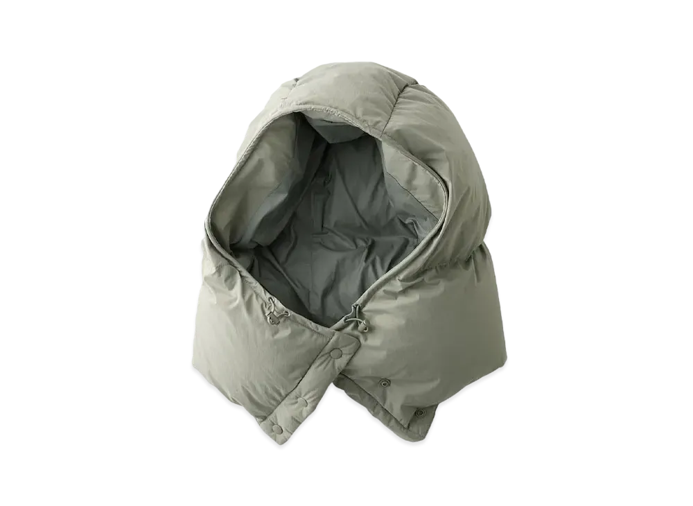 Uniqlo C Nylon Hooded Neck Warmer "Khaki"