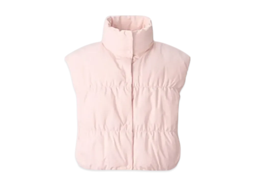 Uniqlo C Women'S Down Cropped Vest "Pink"