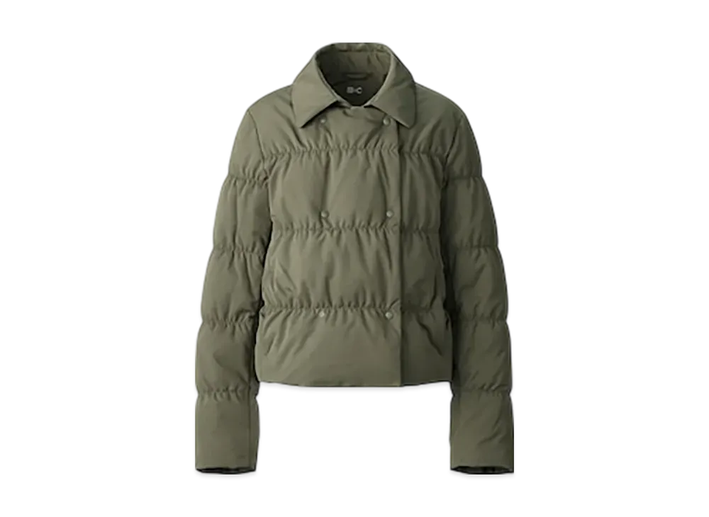 Uniqlo C Women'S Down Short Jacket "Olive"