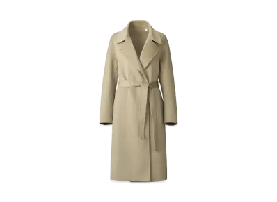 Uniqlo C Women'S Double Face Wrap Coat "Beige"
