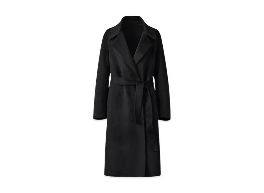 Uniqlo C Women'S Double Face Wrap Coat "Black"