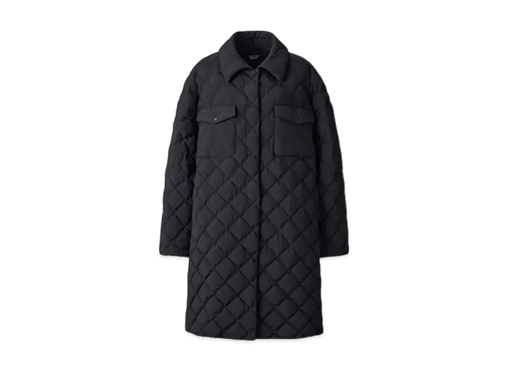 Uniqlo C Women'S Puff Tech Quilted Coat "Black"