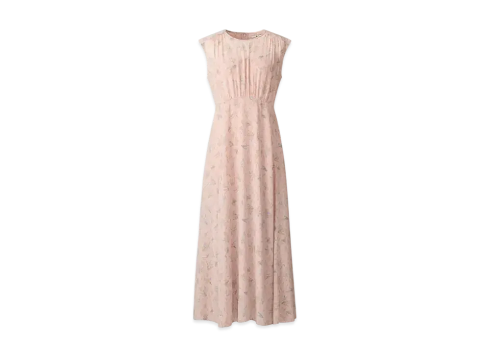 Uniqlo C Women'S Flared Dress / Sleeveless "Pink"