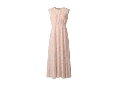Uniqlo C Women'S Flared Dress / Sleeveless "Pink"